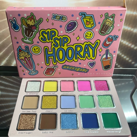 kara beauty Other - Kara Beauty ~ Sip Sip Hooray Eyeshadow Palette ~ BNIB